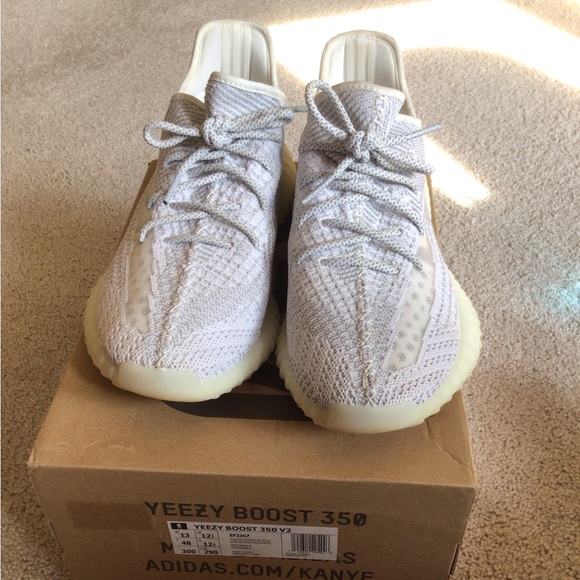 Yeezy 350 Static Size 13 Adidas Boost w OG Box Mens US 13 - Picture 2 of 5